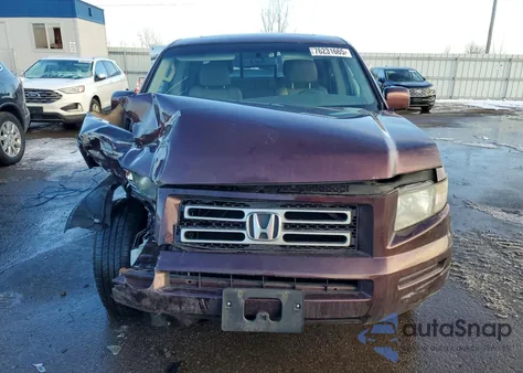 2007 Honda Ridgeline Rtl z USA, uszkodzony, nr VIN 2HJYK16547H543052